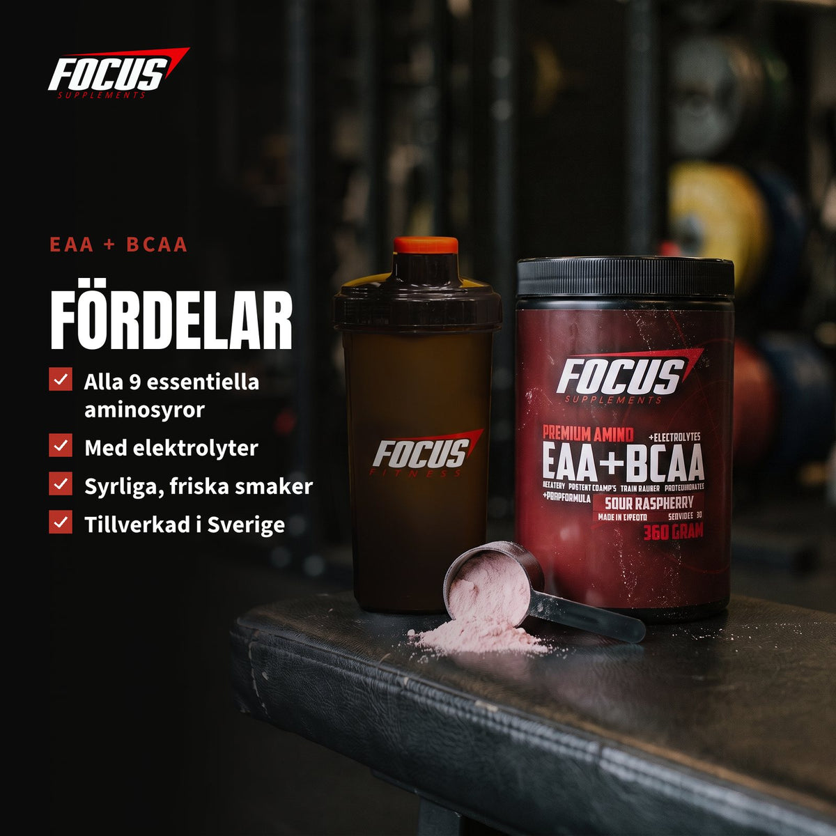 EAA + BCAA: fördelar
