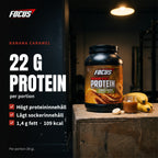 Banana Caramel - smakbild näring: protein, socker, fett och kcal per portion