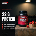 Strawberry Pie - smakbild näring: protein, socker, fett och kcal per portion